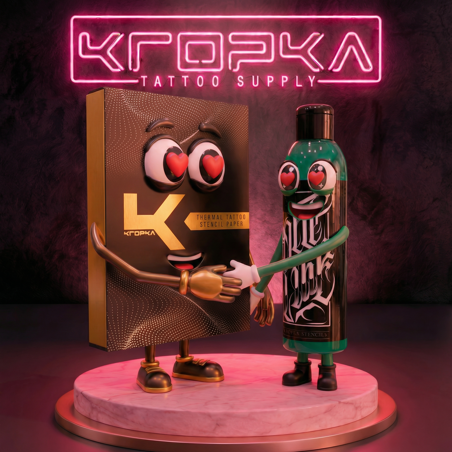 PAPEL KROPKA + STENCIL ART LINE